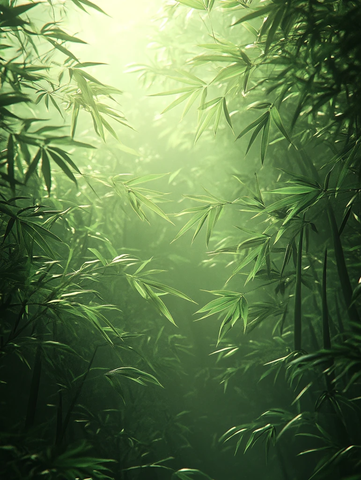 竹林风动