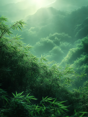 竹林风动
