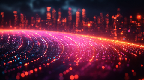 未来科技线背景