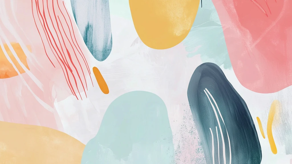 柔和色彩抽象壁纸