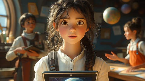 行星探索与学习场景