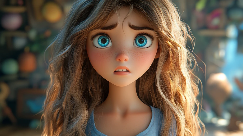 蓝裙少女的忧郁