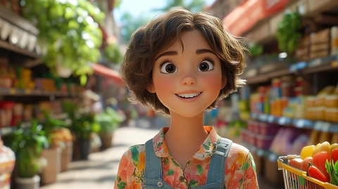 超市购物的快乐时光