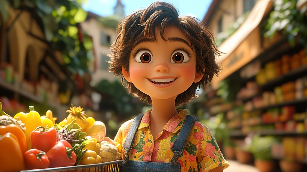 超市购物的快乐时光