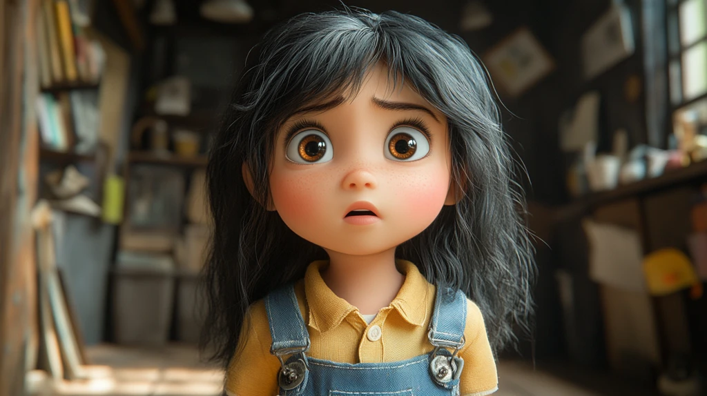 小女孩上学告别妈妈