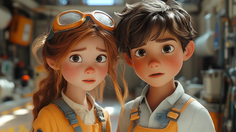 男孩女孩电工修房