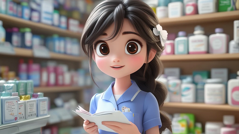 护士记笔记数药盒