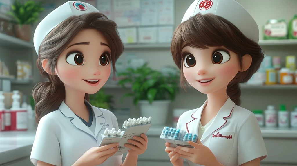 护士记笔记数药盒