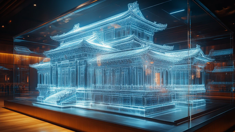 秦宫殿全息投影