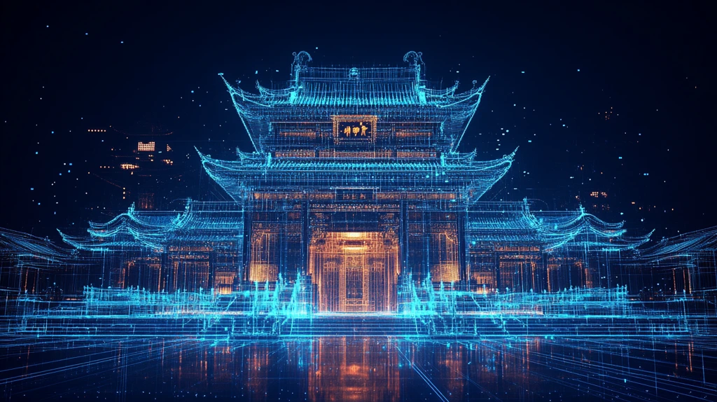 蓝光线条结构图