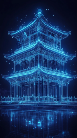 古亭全息线框图