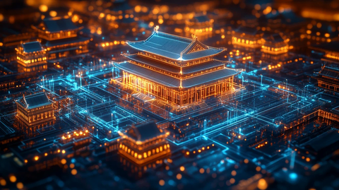 禁城工业风线框图