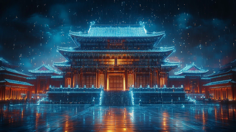 巨像蓝色光线路径