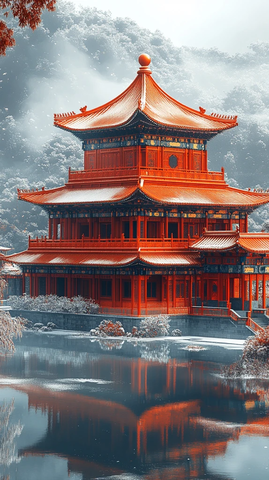 宫殿透视线条图