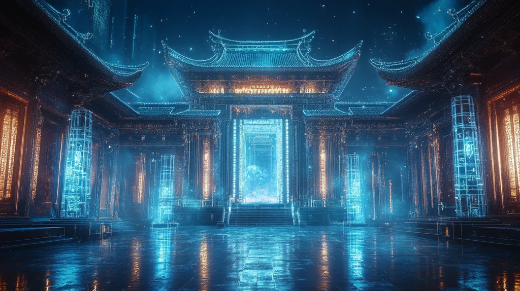 汉代建筑科技线框