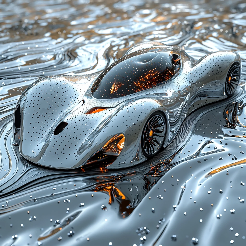 银色未来车展开幕