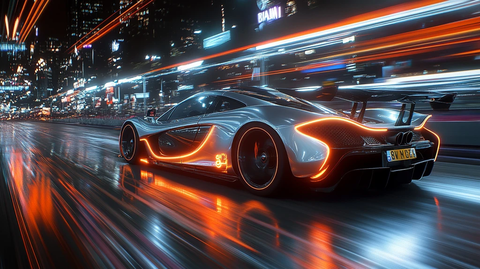 迈凯伦疾驰光影