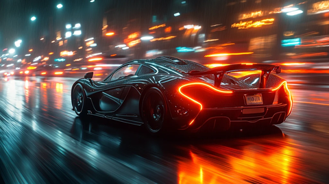 迈凯伦疾驰光影