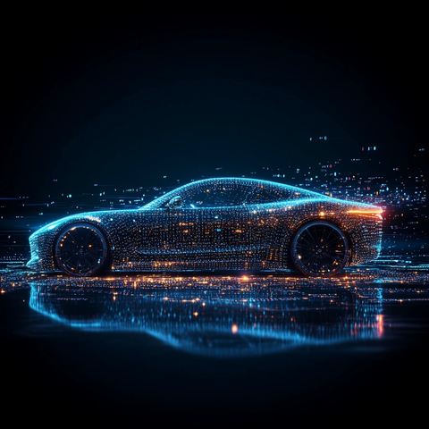 未来感汽车轮廓