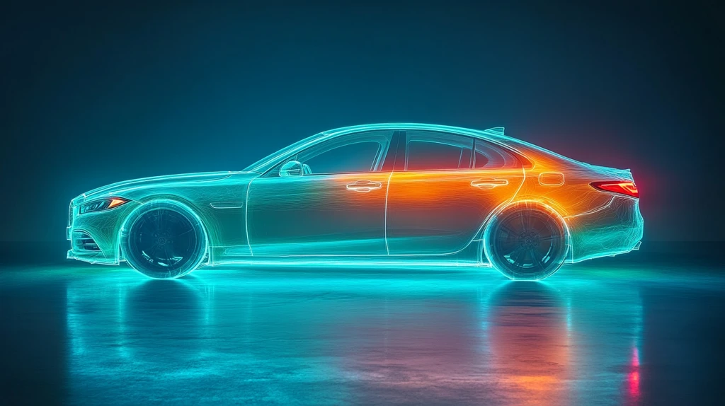 波纹线条掠过车身