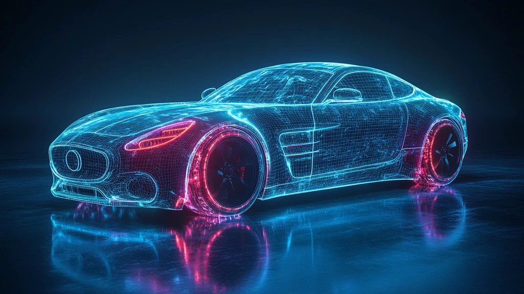 波纹线条掠过车身