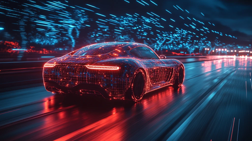 高速驾驶科技感