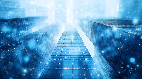 四建筑蓝线光点