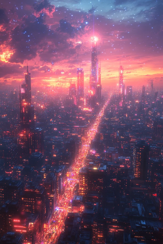 未来城市天际线