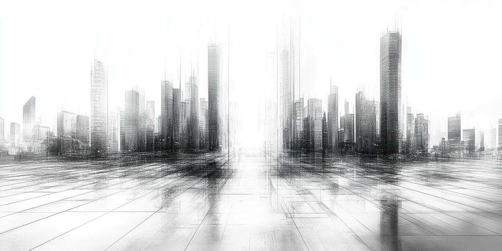 玻璃建筑城市景观