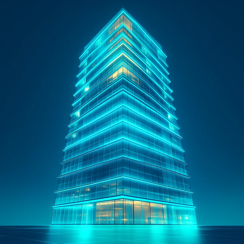 银行大厦线框图