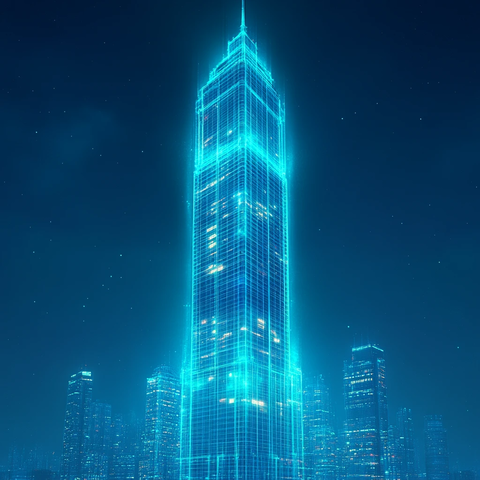 银行大厦线框图