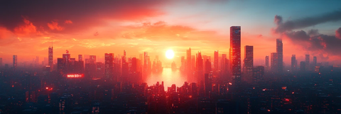 未来都市数字画卷