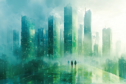 现代城市通信图