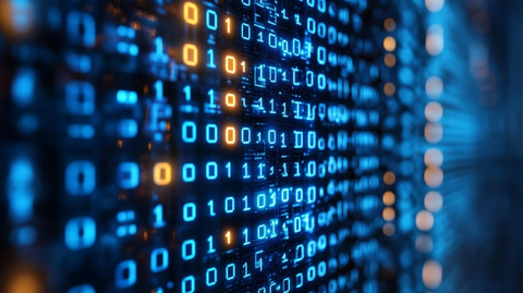 二进制数据背景