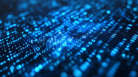 二进制数据背景