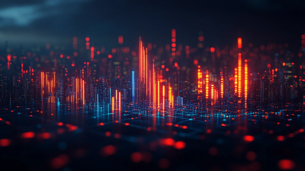 股市图表与城市背景