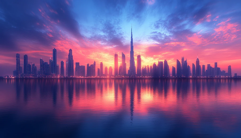 未来科技天际线