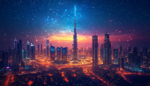 未来科技天际线