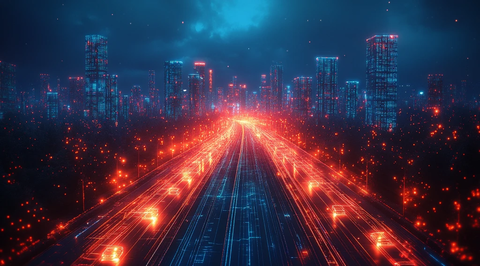 未来城市科技景观