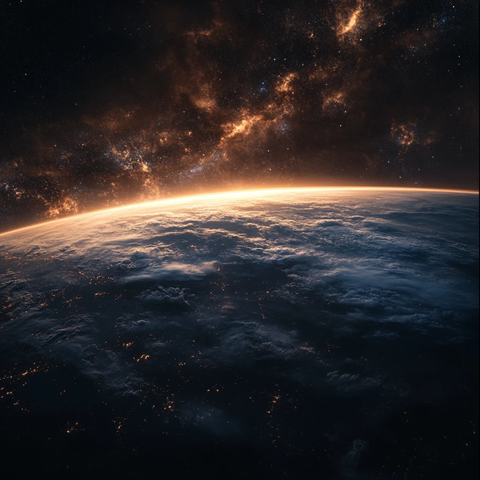 地球银河系光线