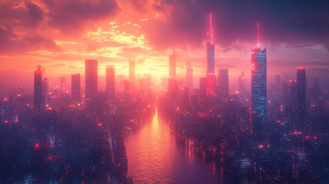 未来城市天际线