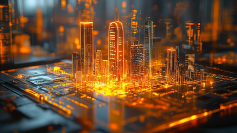 无人机俯拍沙盘