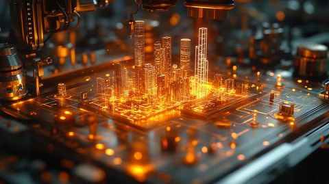 无人机俯拍沙盘