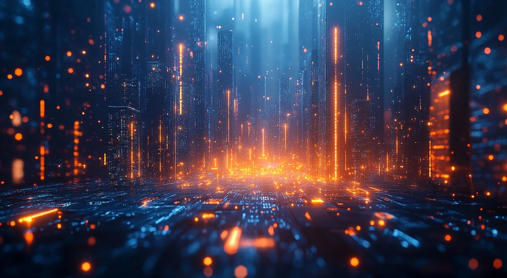 蓝色立方城市场景