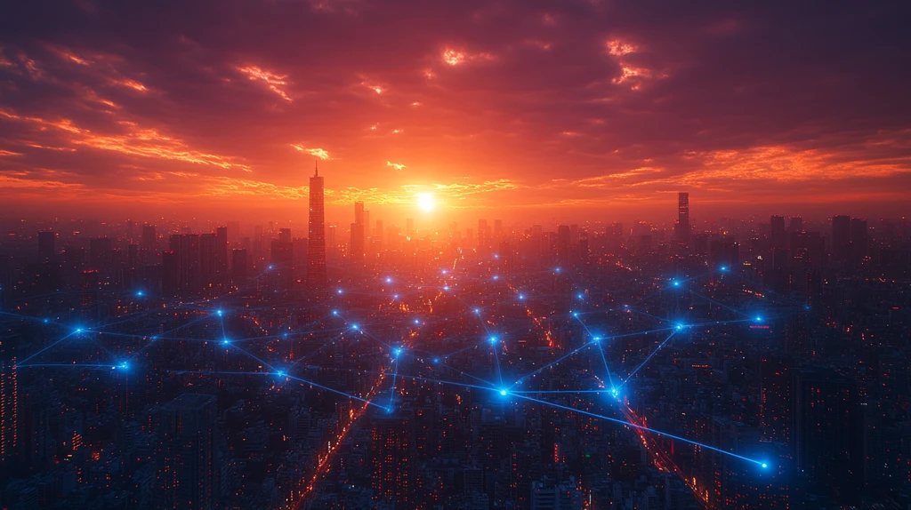 数字城市连接线