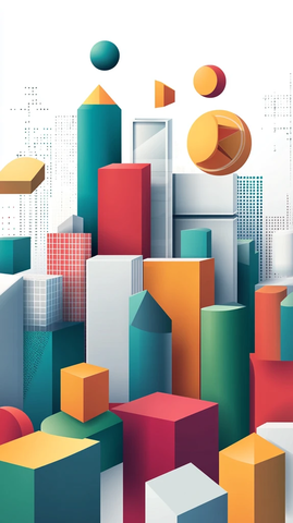 几何形状排列图