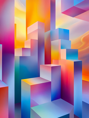 几何形体码艺术