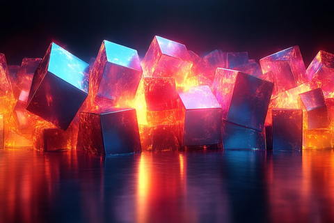 几何块全息场景