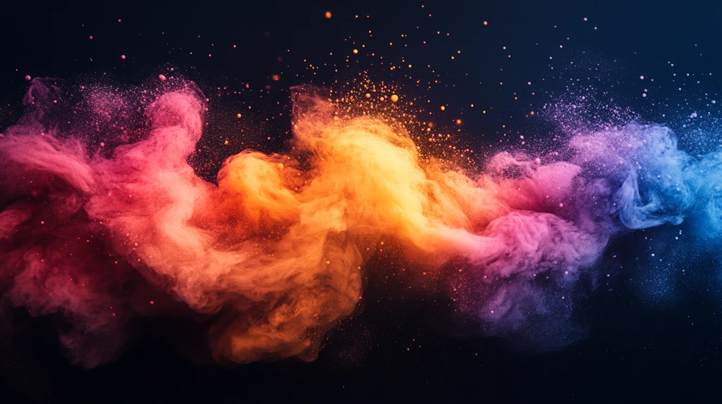 彩色尘埃