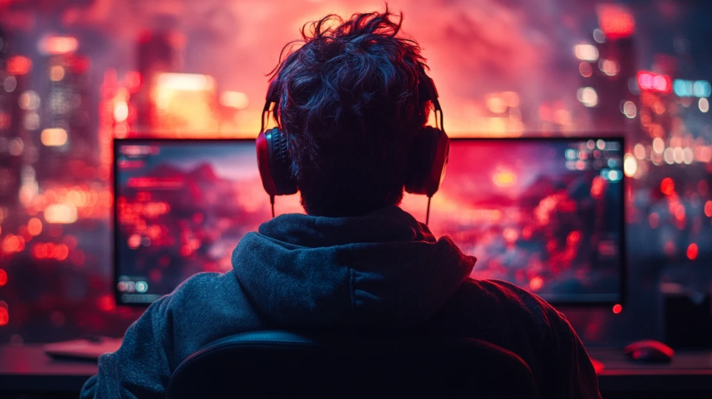 电竞游戏炫彩画面